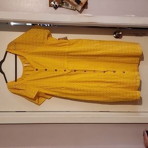 Yellow Midi Dress